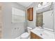 Bathroom vanity, toilet, and shower at 2755 Whitehurst Ne Dr, Marietta, GA 30062