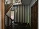 Vintage entryway featuring wallpaper and a wooden staircase at 2831 Bettis Ct, Marietta, GA 30066