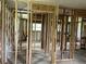 Interior view of framing shows the structure of the rooms at 644 Cambridge Dr, Marietta, GA 30066