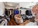 Large walk-in closet providing ample storage and organization space, featuring custom shelving and rods at 776 Amos Ln, Kennesaw, GA 30152