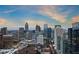 Scenic city skyline view at dusk, showcasing a vibrant urban landscape and architectural diversity at 860 Peachtree Ne St # 2801, Atlanta, GA 30308