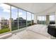 Modern main bedroom featuring city views, floor-to-ceiling windows, and a comfortable layout at 860 Peachtree Ne St # 2801, Atlanta, GA 30308