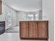 A kitchen that features wooden cabinets with a view of the dining area at 301 Jetta Ln, Canton, GA 30115