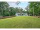 Expansive backyard with lush lawn and tree line, perfect for outdoor activities at 58 First Manassas E Way, Sharpsburg, GA 30277