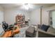 Comfortable home office with a bookshelf and space for a chair at 58 First Manassas E Way, Sharpsburg, GA 30277