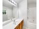 Clean bathroom featuring a soaking tub and white countertops at 2031 Austin Park Cir, Decatur, GA 30032