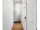 Entryway to home featuring hardwood floors, a front door with smart lock, and staircase at 2031 Austin Park Cir, Decatur, GA 30032