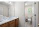 Bright bathroom featuring white countertops and a tile floor at 390 Rock Springs Pass, Dallas, GA 30157