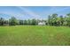 Expansive grassy property with a horse grazing peacefully under a clear blue sky at 471 Henderson Lake Dr, Canton, GA 30115