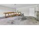 Spacious garage features a wooden ramp and storage shelves at 4911 Old Douglasville Rd, Lithia Springs, GA 30122