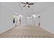 Spacious bedroom with carpet floors, white walls, and a ceiling fan at 5 Windsor Ter, Avondale Estates, GA 30002