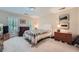 Comfortable bedroom with a double bed, windows with blinds, and carpet floors at 8470 Valemont Dr, Atlanta, GA 30350