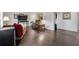 Spacious living room featuring hardwood flooring and modern furnishings at 239 Taylors Farm Drive Dr, Canton, GA 30115