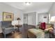 Inviting sitting area with hardwood floors and neutral color scheme at 239 Taylors Farm Drive Dr, Canton, GA 30115