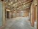 Spacious unfinished basement with exposed framing, ready for customization at 244 Coastline Road Rd, Fayetteville, GA 30214