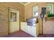 Outdoor kitchen space with sink, barbecue, and lots of room for cooking and entertaining at 226 Euharlee Five Forks Rd, Kingston, GA 30145