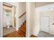 View of staircase near to bathroom with shower at 226 Euharlee Five Forks Rd, Kingston, GA 30145