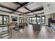 Lounge area with seating, TV, kitchen, and communal island at 242 Aspen Way, Dallas, GA 30157