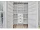 Organized pantry with white shelving and drawers providing ample storage space at 314 Santa Anita Ave, Woodstock, GA 30189