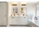 Bright bathroom with double vanity, large mirror, and plenty of counter space, combining style and functionality at 4406 Richmond Court Ct, Stone Mountain, GA 30083