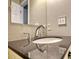 Close up of a bathroom vanity sink with mirror at 924 Park Gate Pl, Stone Mountain, GA 30083