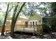 Backyard deck with pergola offering a serene outdoor living space at 1245 Mclendon Dr, Decatur, GA 30033