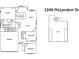 Detailed floor plan illustrating the layout of the home at 1245 Mclendon Dr, Decatur, GA 30033