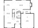 First floor plan showcasing the kitchen, Gathering room, living room, dining area, foyer, and garage layouts at 2601 Garland Way, Duluth, GA 30096