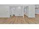 Hallway features hardwood floors, recessed lights, and plenty of storage space at 2601 Garland Way, Duluth, GA 30096
