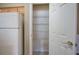 Kitchen pantry has easy access and features wire shelving to maximize storage space at 580 Camry Cir, Dallas, GA 30157