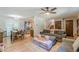 Open living area with hardwood floors, neutral paint, and a comfortable seating arrangement at 2642 Bridgehampton Sw Rd, Marietta, GA 30064