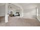 Large main bedroom offering neutral decor, vaulted ceilings, and natural light at 271 Learwood Ln, Atlanta, GA 30349