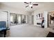 Exercise room with mirrored walls, fitness equipment, and access to a walk-in closet at 2470 Anderson Estates Ct, Marietta, GA 30064