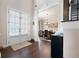 Elegant foyer with hardwood floors and a view of the formal dining room at 2470 Anderson Estates Ct, Marietta, GA 30064