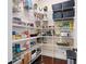 Walk-in pantry with shelves and baskets for storage at 2470 Anderson Estates Ct, Marietta, GA 30064