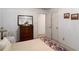 Cozy bedroom featuring a neutral color scheme and view of the closet at 4378 Chestnut Oaks Trce, Lithonia, GA 30038
