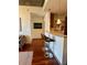 Kitchen showcasing the granite countertop bar and modern pendant lighting at 855 Peachtree Ne St # 1406, Atlanta, GA 30308