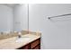 Bathroom vanity with marble countertop, sink and chrome faucet at 328 Oaktown Ct, Lawrenceville, GA 30044
