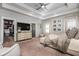 Spacious main bedroom featuring a tray ceiling and walk-in closet at 2603 Apple Valley Ne Rd, Brookhaven, GA 30319