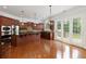 Well-equipped kitchen with stainless appliances, granite countertops, central island, and patio access at 4652 Prater Se Way, Smyrna, GA 30080