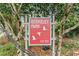 Berkeley Park neighborhood sign with established date and flying goose at 698 Bellemeade Nw Ave, Atlanta, GA 30318