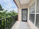Balcony with black railings at 1850 Cotillion Dr # 2416, Atlanta, GA 30338
