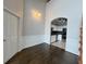 Inviting entryway with a hardwood floor, adjacent to an open kitchen at 1850 Cotillion Dr # 2416, Atlanta, GA 30338