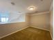 Second floor hallway area with neutral carpeting and lighting at 1850 Cotillion Dr # 2416, Atlanta, GA 30338