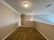 Second floor hallway area with neutral carpeting and natural light at 1850 Cotillion Dr # 2416, Atlanta, GA 30338
