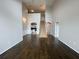 Bright and airy living room with hardwood floors, high ceilings and staircase at 1850 Cotillion Dr # 2416, Atlanta, GA 30338