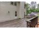 The back deck overlooks a lush green yard and offers plenty of outdoor living space at 2122 Rockland Ct, Marietta, GA 30062