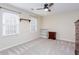 Neutral bedroom features recessed lighting, ceiling fan and two bright windows at 2122 Rockland Ct, Marietta, GA 30062