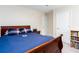 Bedroom featuring a full sized bed, ceiling fan and decor at 2122 Rockland Ct, Marietta, GA 30062