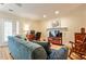 Comfortable living space with hardwood floors, a gas fireplace, and a view of the outdoor space at 1750 Clairmont Rd # 35, Decatur, GA 30033